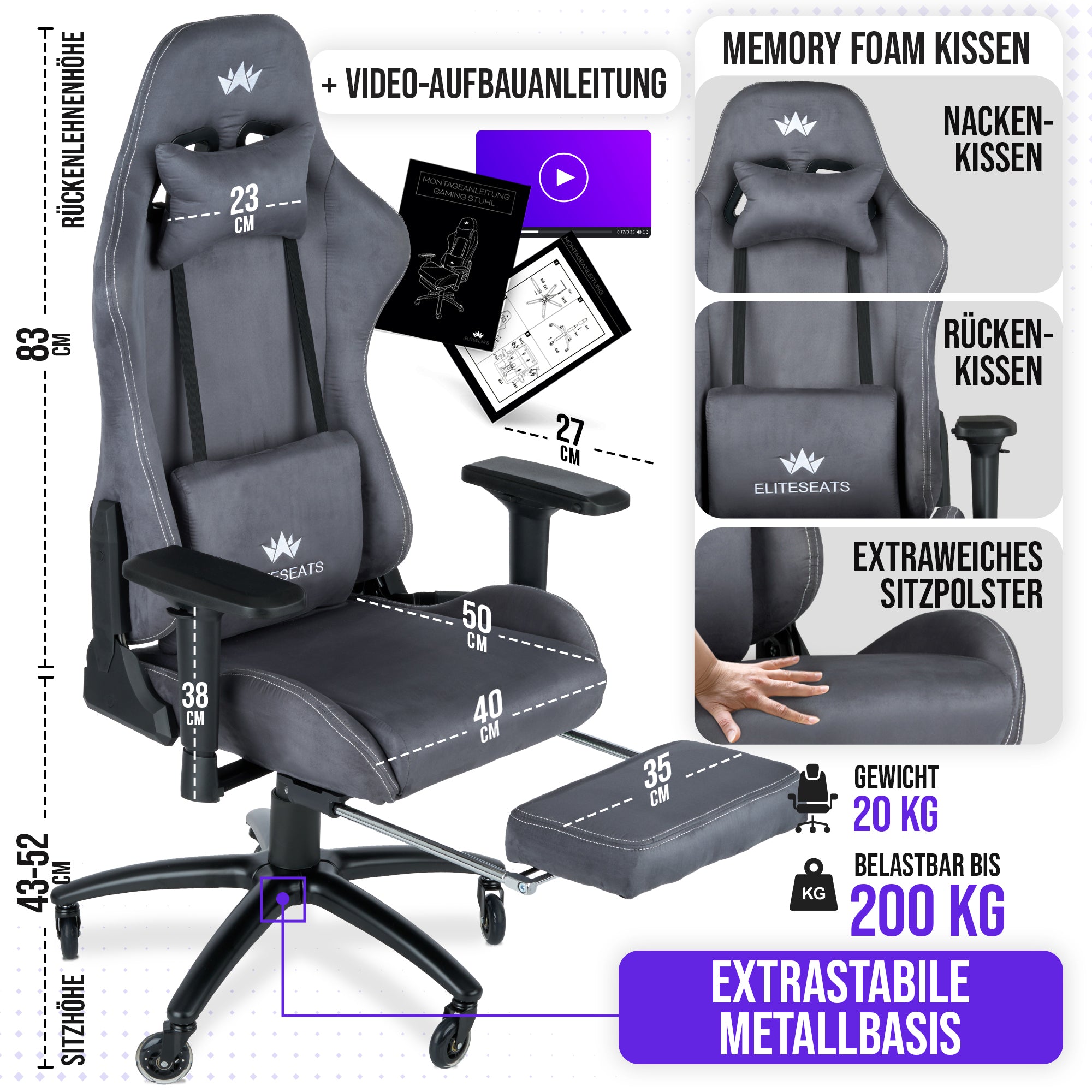 Gaming Stuhl Ergonomisch