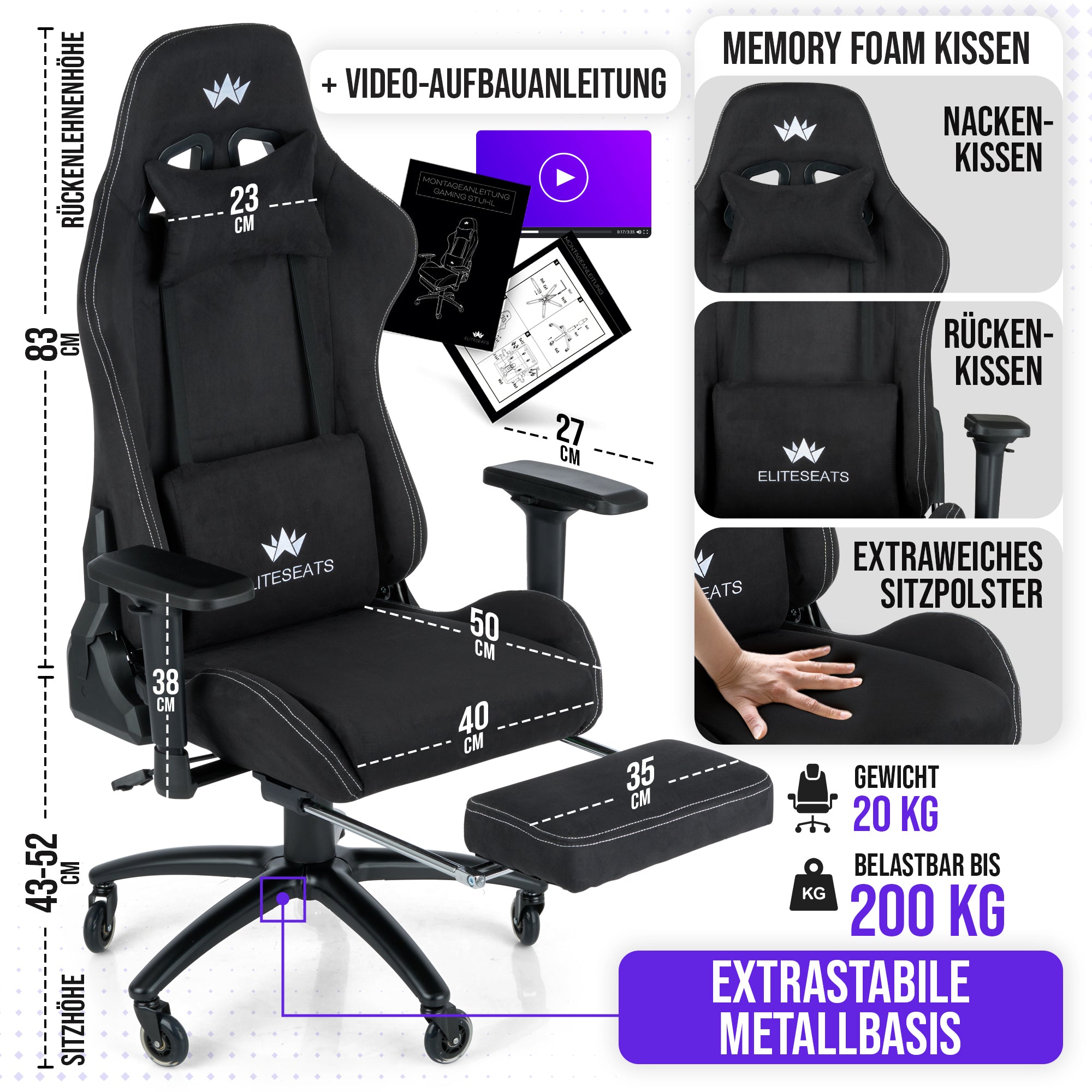 Gaming Stuhl Ergonomisch